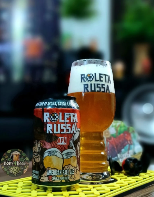 Lata APA Roleta Russa e copo